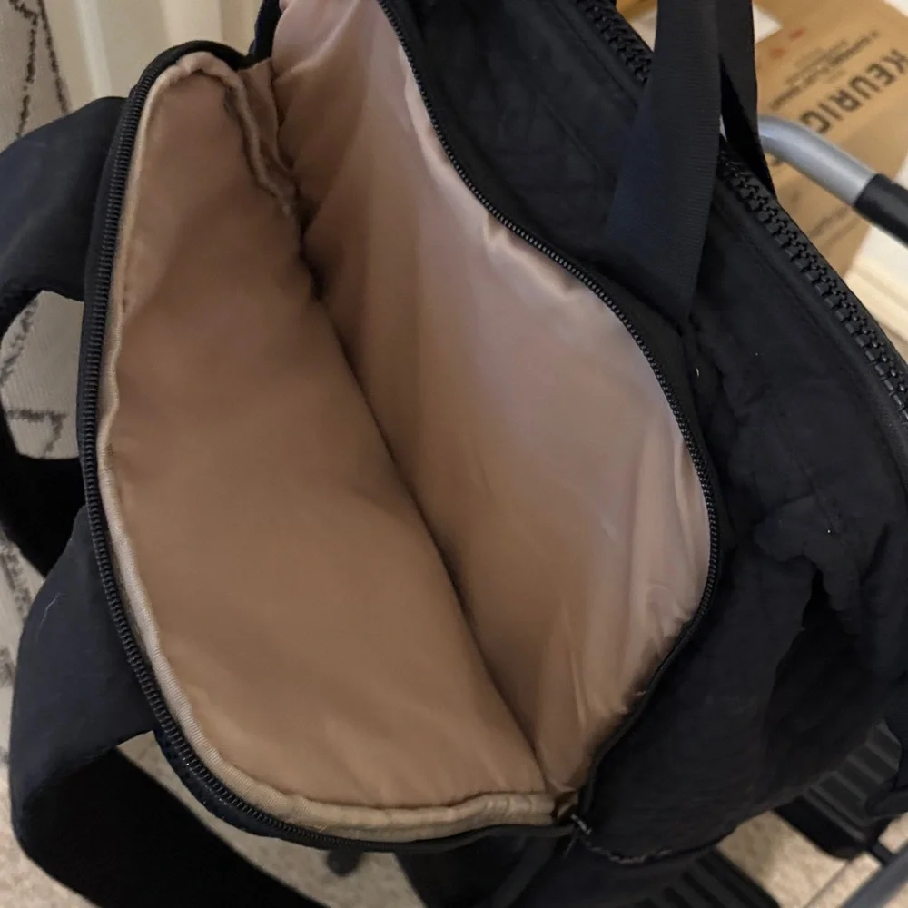KEYS by Spade Black Quilted Backpack